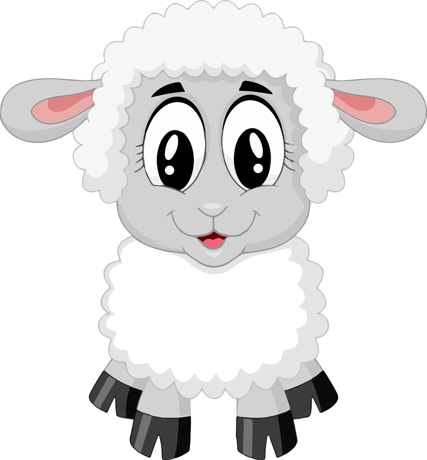 Lamb Nature Sheep royalty-free vector graphic